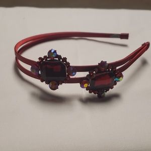 Red Jeweled Headband